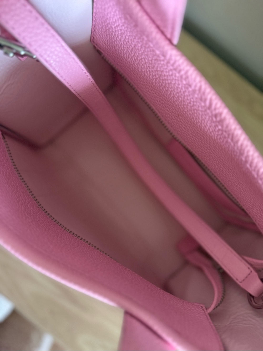 Marc Jacobs The Small Tote Bag Leather - Candy Pink - Picture 5 of 8